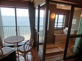 客室から津軽海峡はもちろん、青森県（下北半島）が目の前に。津軽半島も見えたらラッキーかも☆