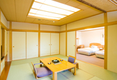 【飛燕閣】和洋スイートルーム　和室10畳にベッドルームが付いた和洋室。