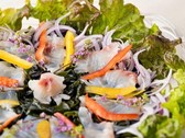 【お料理一例】三陸産わかめと鯛のカルパッチョ ※イメージ