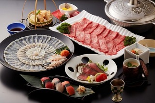 ◆ふぐ&宮崎牛会席◆新鮮な刺身が自慢!日本一の宮崎牛も味わえる人気のコース ◆ふぐ&宮崎牛会席◆新鮮な刺身が自慢!日本一の宮崎牛も味わえる人気のコース