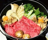 [ホテル虎屋] 御夕食の『福島牛すき焼き御膳』
写真は2名様用です。