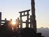 車山神社からのご来光
