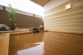 館内大浴場の「長良川温泉半露天風呂」