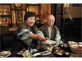 非日常的な雰囲気で愉しむ　囲炉裏端「三人百姓」