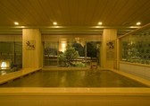 総檜風呂（夜）