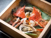 [懐石宿　潮里] 渡り蟹と牡蠣　イメージ
