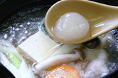 [ホテル秘境の湯] プルプルのコラーゲンを溶かしてお召し上がり下さい。