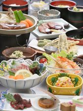[公共の宿 ふるさと荘] 陶板焼きステーキ付き本格会席