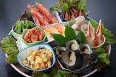 [足摺国際ホテル] <br>海の幸が中心の会席料理です。<br>当館特製のタレを使った本場の『鰹のたたき』も<br>好評です。
