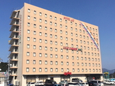 [HOTEL AZ 福岡宗像店] 虹が目印の建物外観