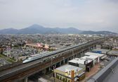 お部屋より九州新幹線の走行をご覧いただけます。