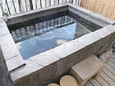 [いやしの湯　豊山荘] 客室の露天はゆったり広々