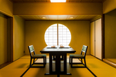 本館４階・日本料理「菊彩香」の個室・プライベートな時間と空間でお料理をお楽しみください。