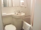 [HOTEL　AZ　宮崎高鍋店] 浴室、トイレ