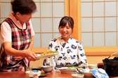 出作り小屋の深い歴史を今でも伝える尾瀬野ならではの郷土料理や蕎麦料理・山人料理などが並びます。