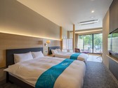 露天風呂付のお部屋です