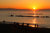 夕日