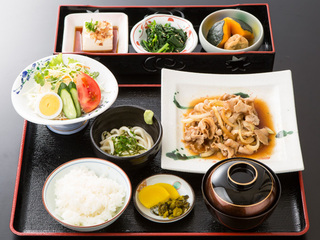 ナンカイ定食えらべるおかず例【しょうが焼き】